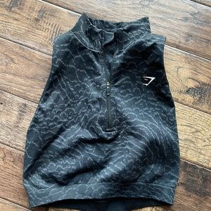 Gym shark ADAPT ANIMAL SEAMLESS CROP 1/2 ZIP